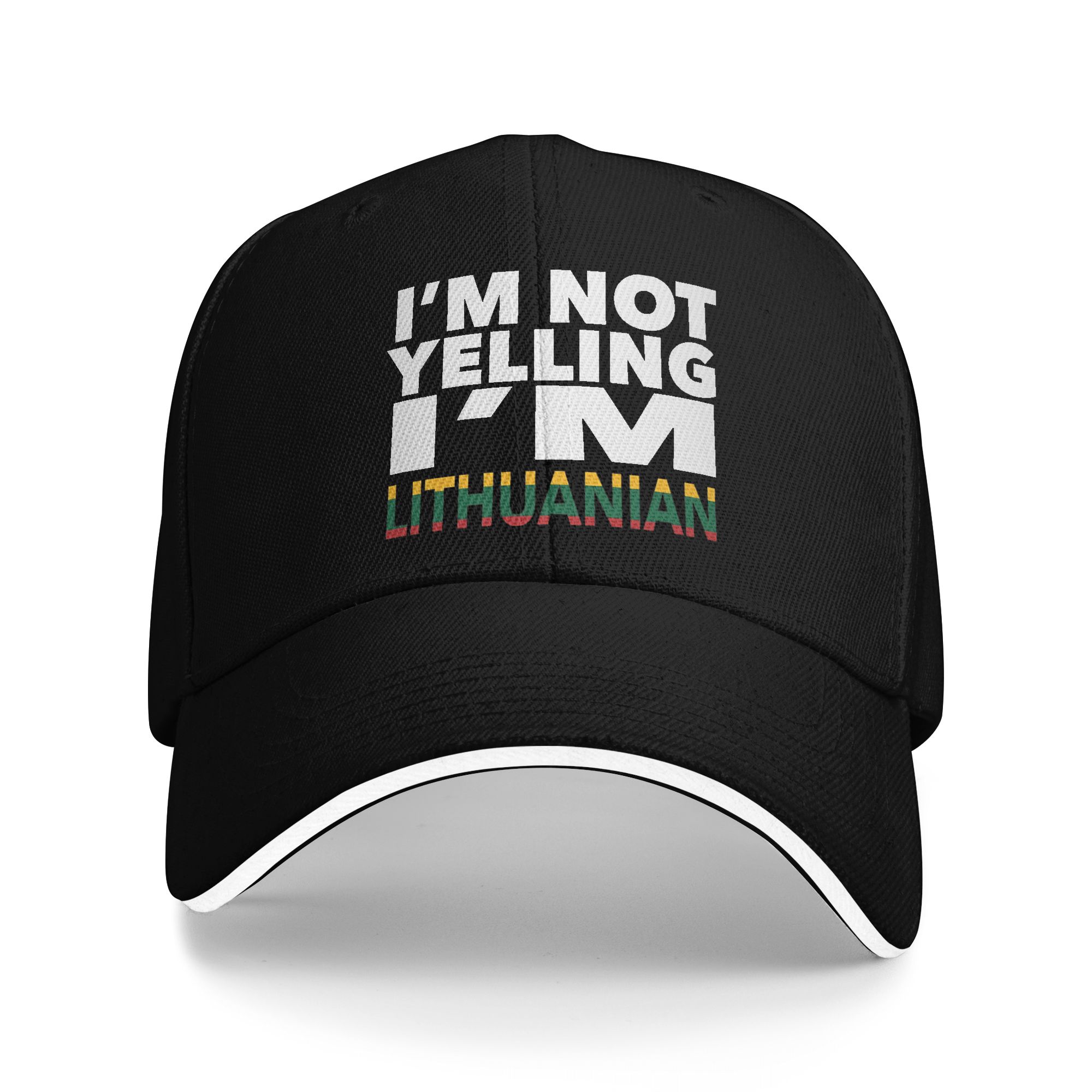 Lithuanian I'm Not Yelling I'm - Outdoor Sport Hat Classic 评论和价格