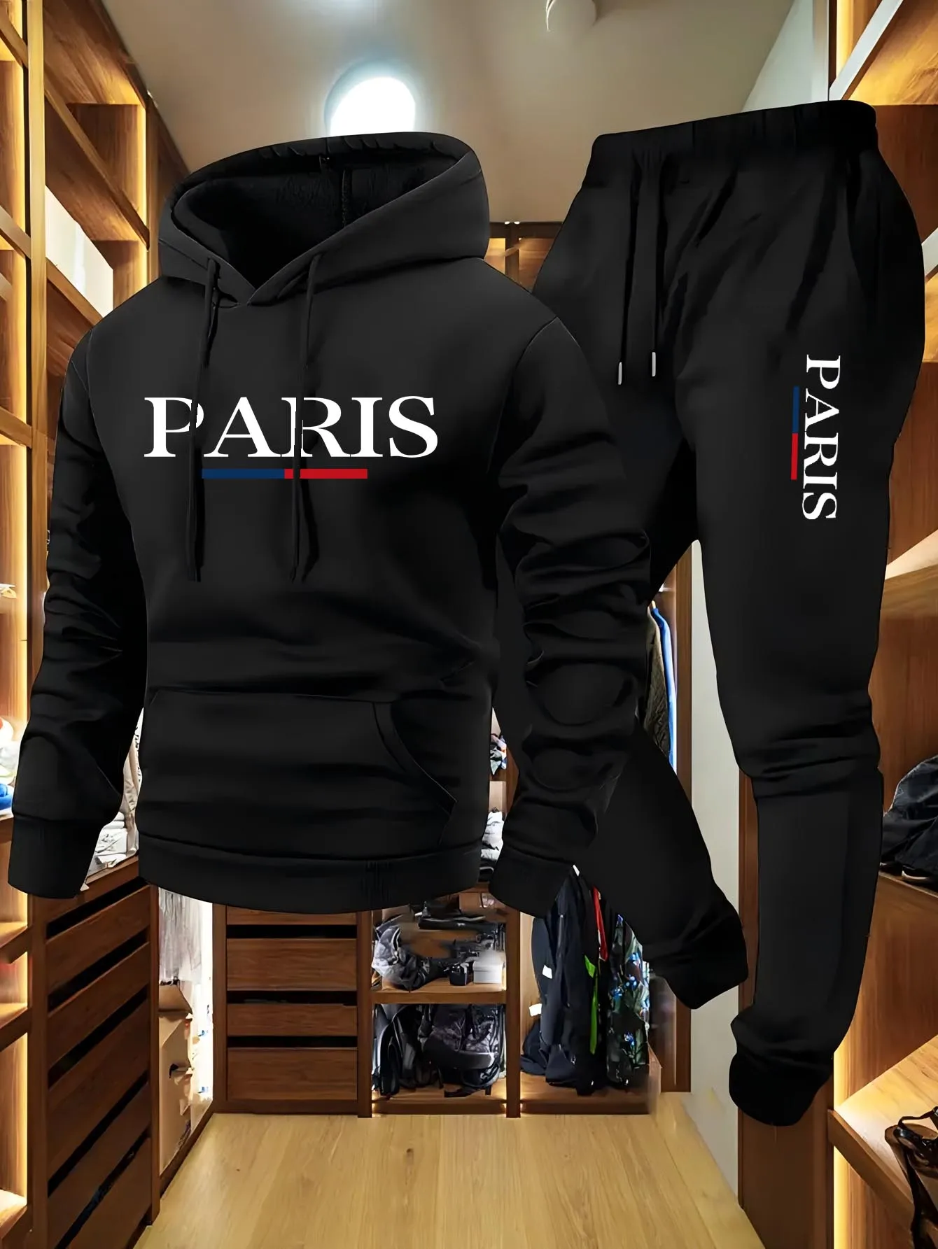 Fashion Men's Hoodie Gift 2-pi - Outdoor Sports Leisure 评论和价格
