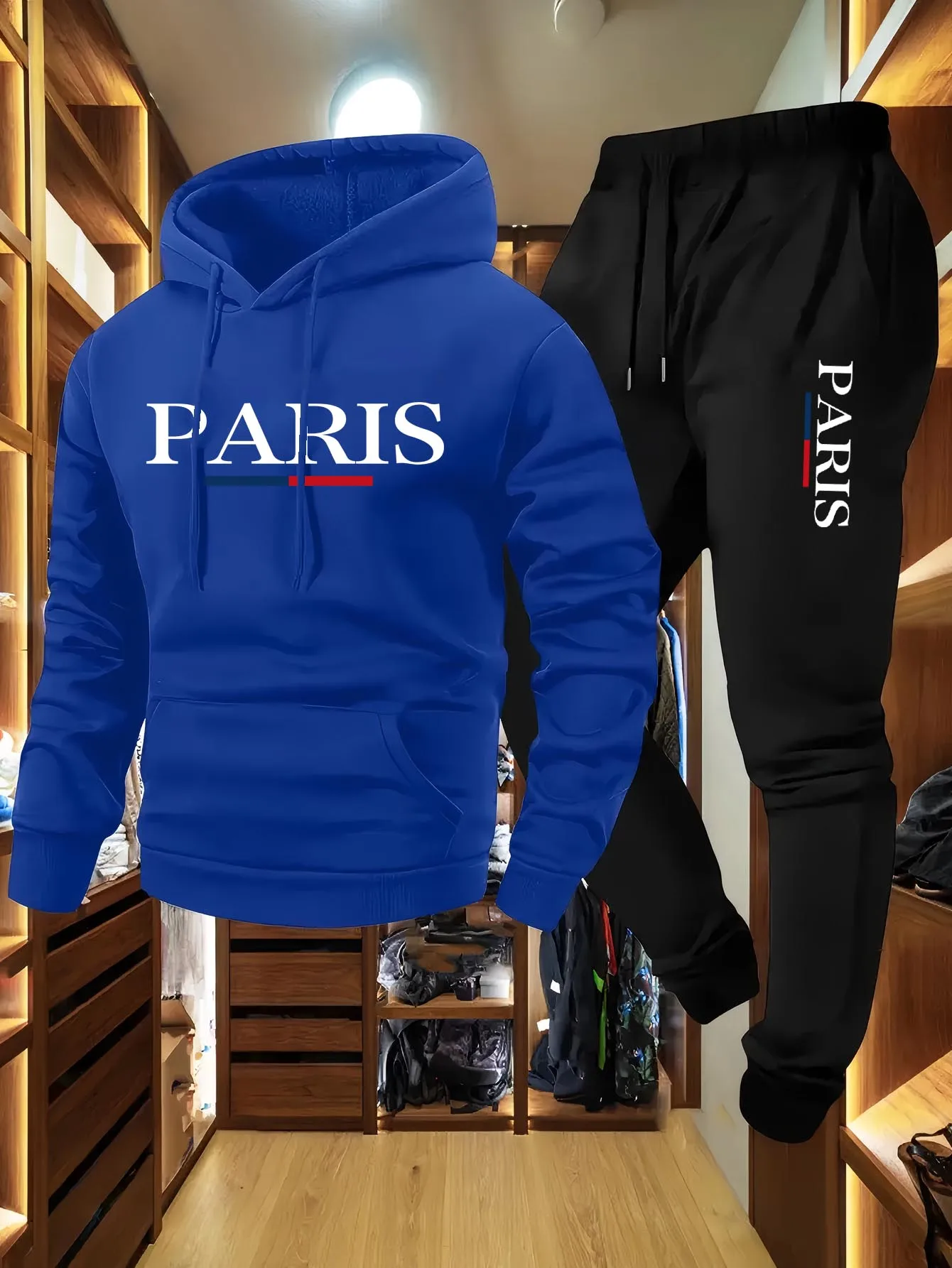 Fashion Men's Hoodie Gift 2-pi - Outdoor Sports Leisure 评论和价格