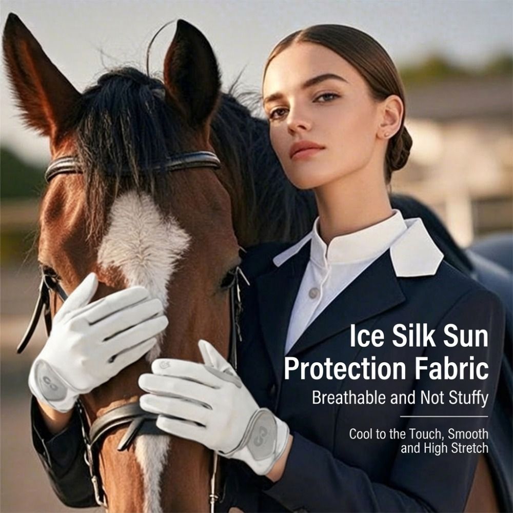 New Breathable Riding Gloves N - Horse Riding Glove 评论和价格