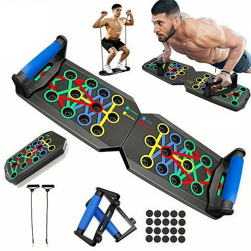 Foldable Push Up Board with Re - Outdoor Sport Bar 评论和价格