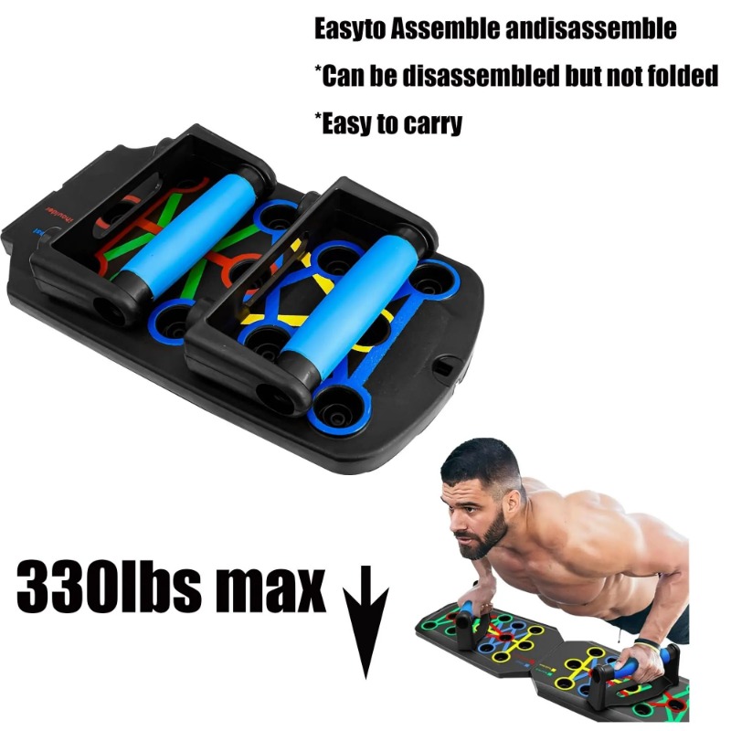 Foldable Push Up Board with Re - Outdoor Sport Bar 评论和价格