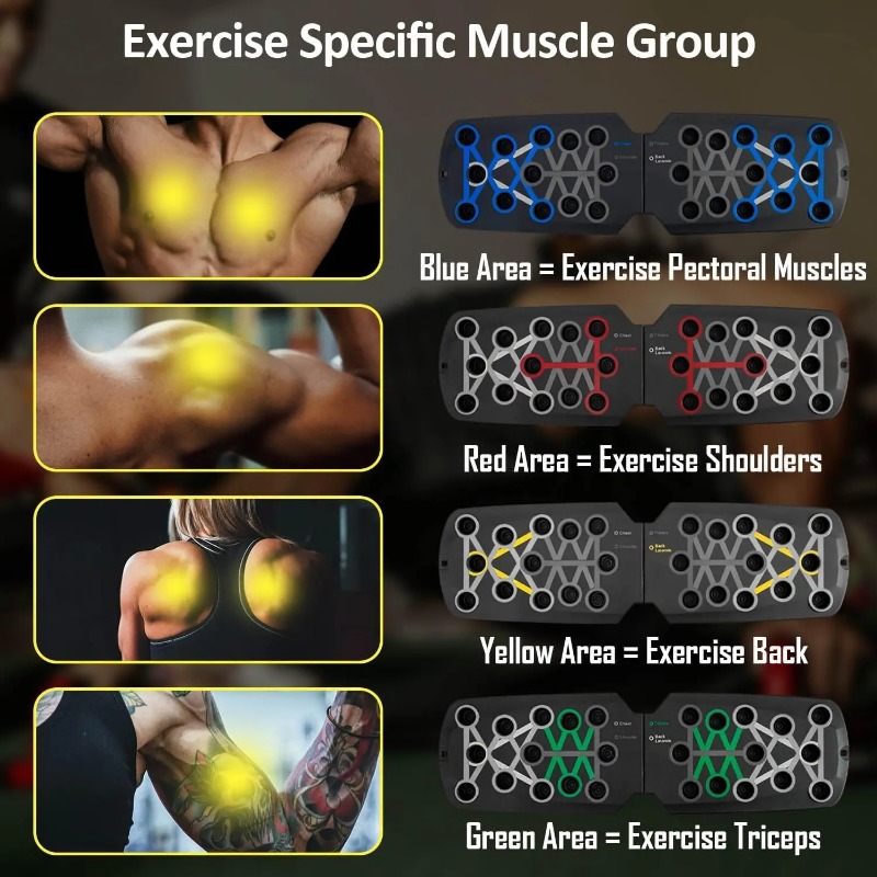 Foldable Push Up Board with Re - Outdoor Sport Bar 评论和价格